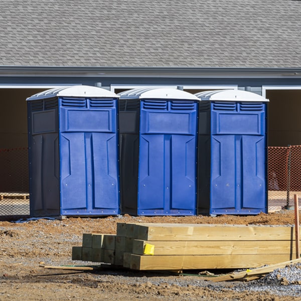 how can i report damages or issues with the porta potties during my rental period in Nelson